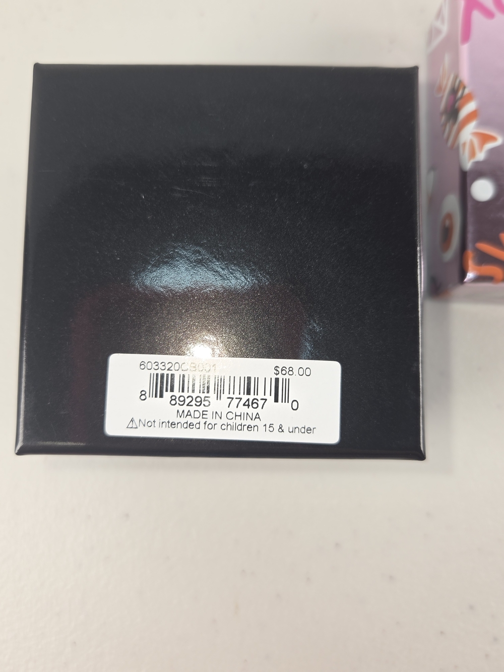 Betsey Johnson Black Spider Ring Pave Crystal Rhinestone Cocktail Stretch NIB - Picture 4 of 5